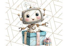 Robot Clipart, Soft Realistic Full Body Robot PNG Images Product Image 5