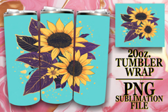 JOYFUL SIPS 20oz TUMBLER WRAP, Rainbow Product Image 1