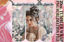 ENCHANTING SMILES 20oz TUMBLER WRAP, Woman Product Image 1