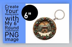 Sleek Round Design Car Coaster PNG , Christmas Product Image 1