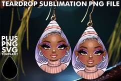 Dazzling TEARDROP Earrings Design Ideas, Afro Girl Product Image 1