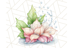 Pastel Fairy Garden Clipart, Cute Fairies &amp; Toadstools PNG Product Image 22