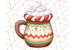 Cozy Christmas Bakery Clipart PNG, Holiday Cookie Art Product Image 5