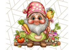 Gnomes at Work Clipart PNG, Cute Gnomes PNG Illustration Product Image 5