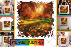Stylish TOTE BAG Art Ideas PNG, Autumn Product Image 1