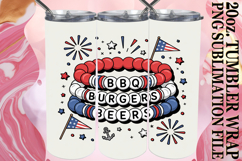Sweet memories 20oz tumbler wrap, Patriotic Product Image 1