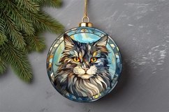 Norwegian Forest Cat Stained Glass - 04 Variations Product Image 2
