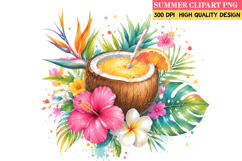 Summer Whimsical Clipart,Summer png,Beach Sublimation png Product Image 1