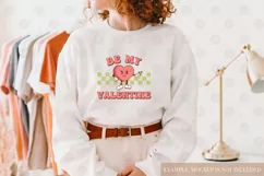 Be My Valentine Sublimation | Retro Valentines PNG Product Image 3
