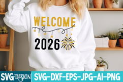 Welcome 2026 SVG Design,Welcome 2026 SVG Design,New Year svg Product Image 2