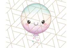 Kawaii Weather Clipart PNG, Cute Pastel Weather Icons Product Image 5