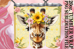 SWEET GIFT 20oz TUMBLER WRAP, Giraffe Product Image 1