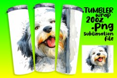 Playful Peek-a-Boo Dog Lover Sublimation Tumbler - 20oz Product Image 1