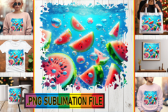FUN PNG TSHIRT Designs, 3D Fruits Product Image 1