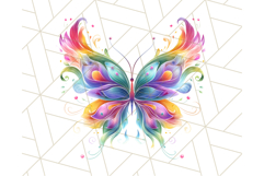Colorful Butterfly Clipart PNG Clipart, Rainbow Butterfly Product Image 5