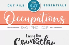 School counselor svg - Living the Counselor Life SVG Product Image 2