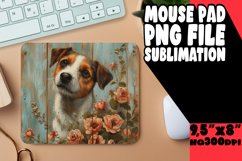 Wooden Texture Dog Lover's Desk Pad Product Image 1