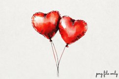Red Valentines Day Clipart PNG Product Image 1