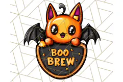 Monster Café Halloween PNG Clipart, Coffee Holiday Clip Art Product Image 5