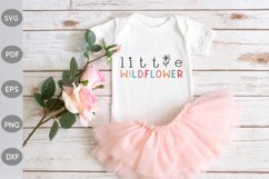 Little Wildflower SVG Design/ Baby Design Product Image 1