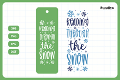 Christmas Bookmark Saying SVG For Book Lovers - Reading Product Image 3