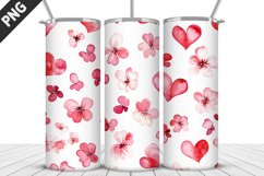 Lovely Hearts Tumbler Design | Valentine&#039;s Day Tumbler Wrap Product Image 5