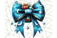 Bright Shiny Christmas Bows PNG Clipart, Winter Holiday Png Product Image 5