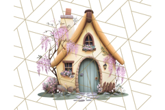 Whimsical Cottagecore Cottage PNG Clipart, Fairy House Png Product Image 5