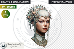 Deep Sea Fantasy Clipart PNG, Mermaid, ocean mythology Product Image 1