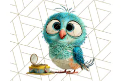 Pet Shop Clipart, Cute Big Eyed Animals, Kawaii Pets PNG Product Image 5