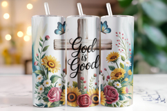 God is Good Tumbler Wrap | Sublimation | Tumblers Product Image 1