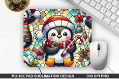 Mouse Pad Sublimation, Christmas Mouse Pad PNG Design Product Image 1