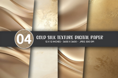 Gold Silk Texture Digital Paper Product Image 1