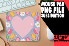 COZY DESK PAD FUN SUBLIMATION, Flowers Product Image 1