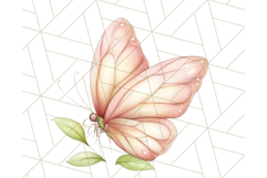 Pastel Fairies and Butterflies PNG, Spring Fantasy Clipart Product Image 5