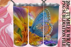 Glitter Butterfly Pattern for Teardrop Earrings 20oz Product Image 1