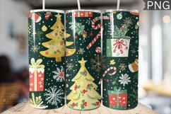 Christmas Tree Tumbler Wrap -High Quality 300 Dpi Product Image 1