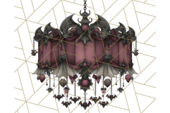Gothic Halloween Clipart Dark Aesthetic PNG, Halloween Png Product Image 4