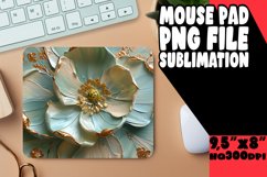 Spring Bloom Burst: 3D Mouse Pad Designs Art PNG Product Image 1