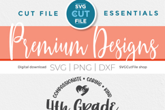 4th grade teacher svg - a fourth grade teacher unisex design Product Image 2