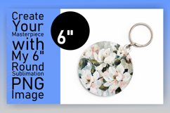 Colorful 3D Floral Round Sublimation Variety Product Image 1