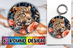 Tropical Wilderness Round Sublimation Product Image 1