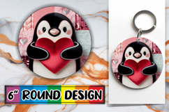 Timeless Circle Car Coasters, Valenines Animals Product Image 1