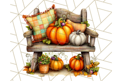 Autumn Library Clipart PNG, Cozy Fall Book Art Product Image 5