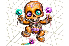 Haunted Treats Clipart PNG, Halloween Candy Art Product Image 5