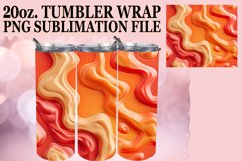 Colorful Inflated Pattern Tumbler Wrap Designs Product Image 1