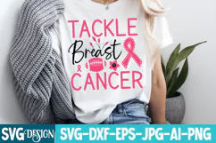 Tackle Breast Cancer Svg Design,Breast Cancer Svg Design Product Image 2