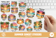 Summer Sunset Stickers Product Image 1