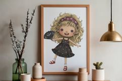 Summer Gothic Girl Clipart Product Image 5