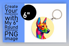 Elegant Round Design Coaster Template , Dog Product Image 1